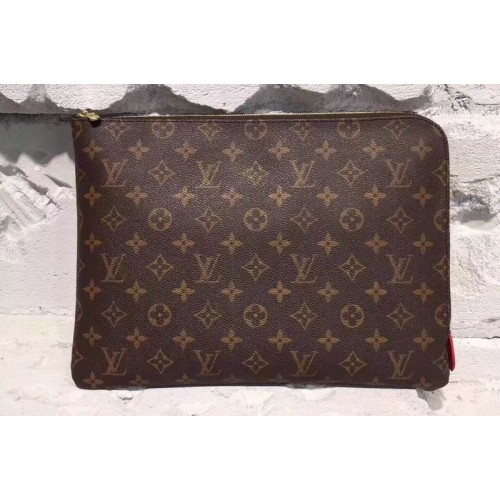 Louis Vuitton M43442 Etui Voyage GM Bags in Monogram Canvas With Fuchsia