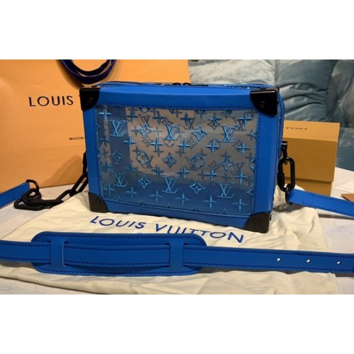 Louis Vuitton M45074 Soft Trunk messenger bag in Monogram Seethrough mesh