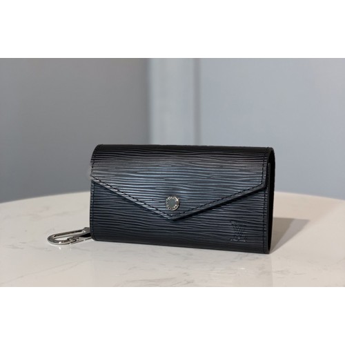 Louis Vuitton M56245 Key Pouch in Black Epi leather