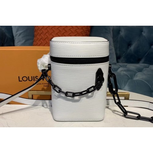 Louis Vuitton M61112 Bucket Bag White Epi Leather